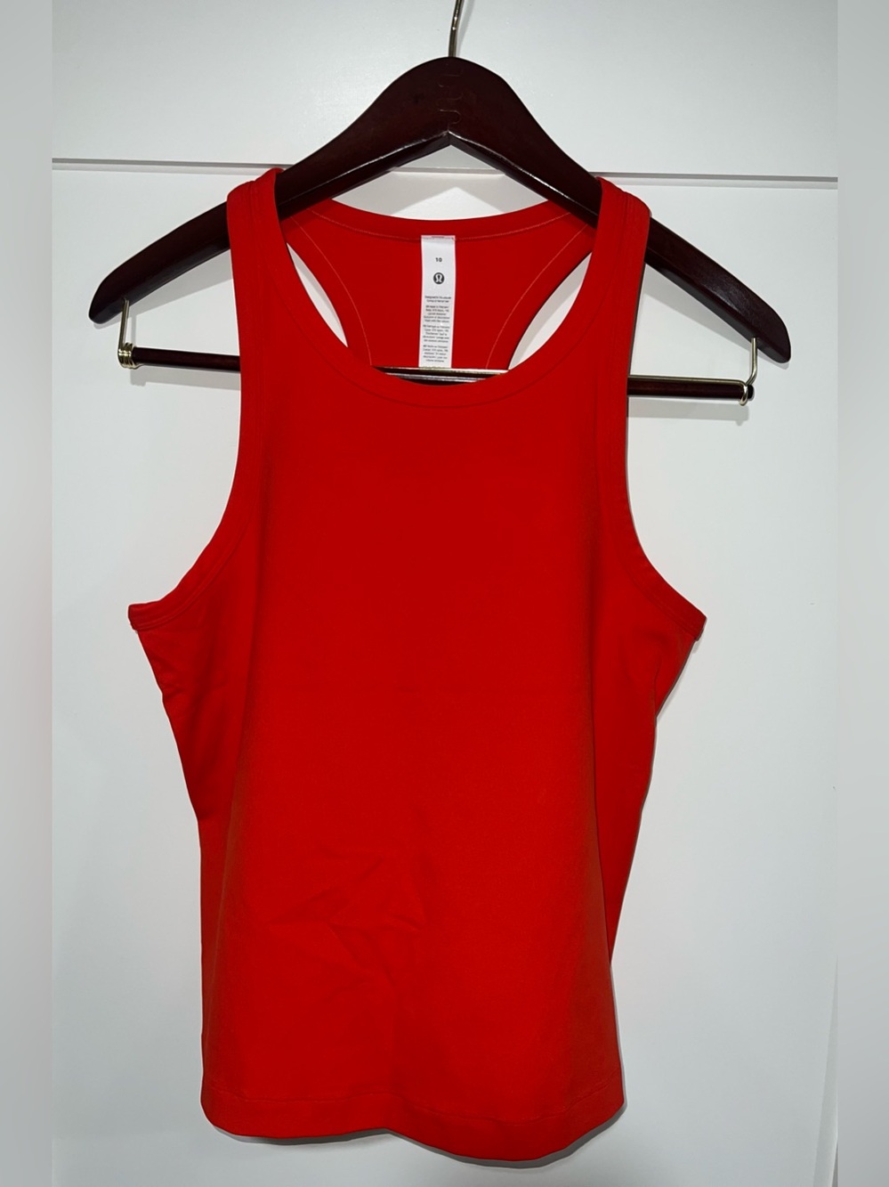 lululemon Align™ Waist-Length
Racerback Tank Top in Cherry Ember Size 10 - Picture 4 of 6